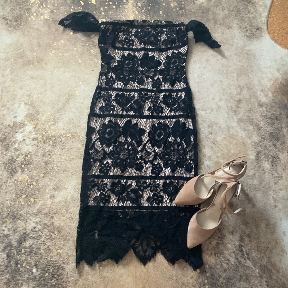 Lace opera dress